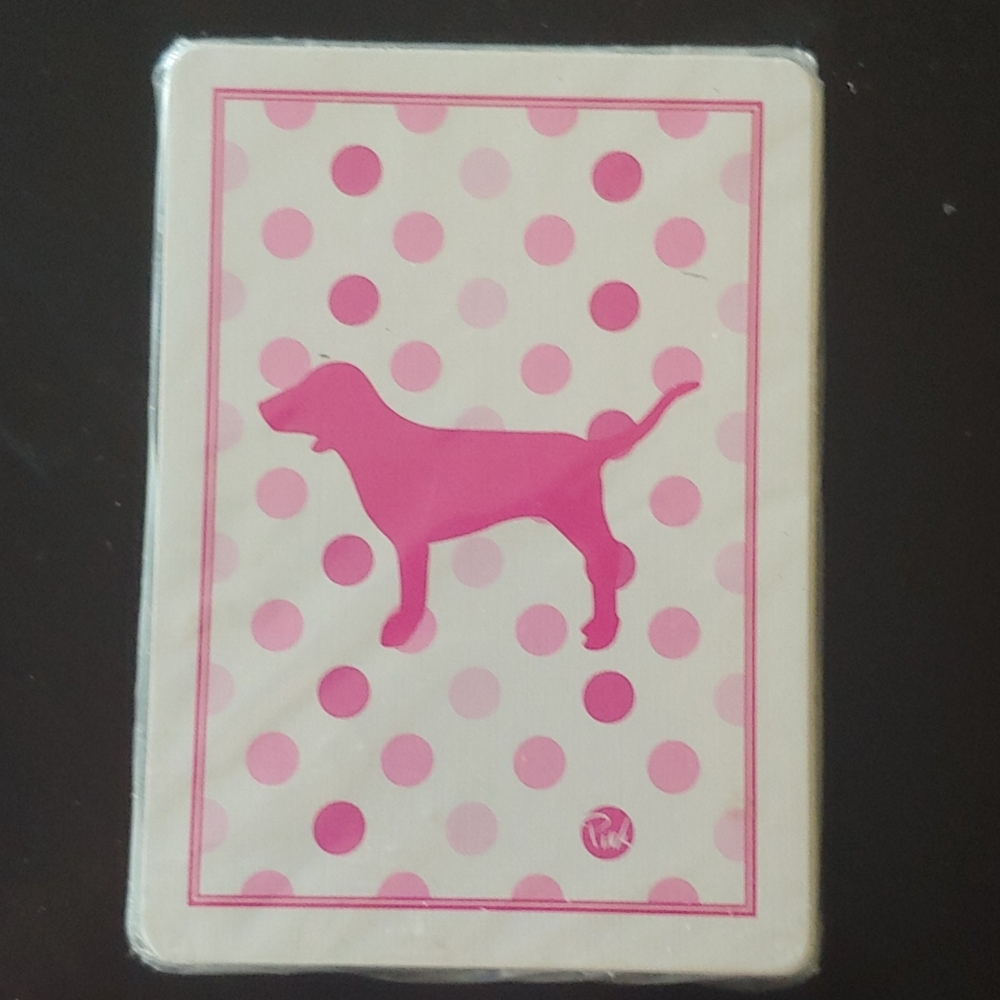 Pink playing cards